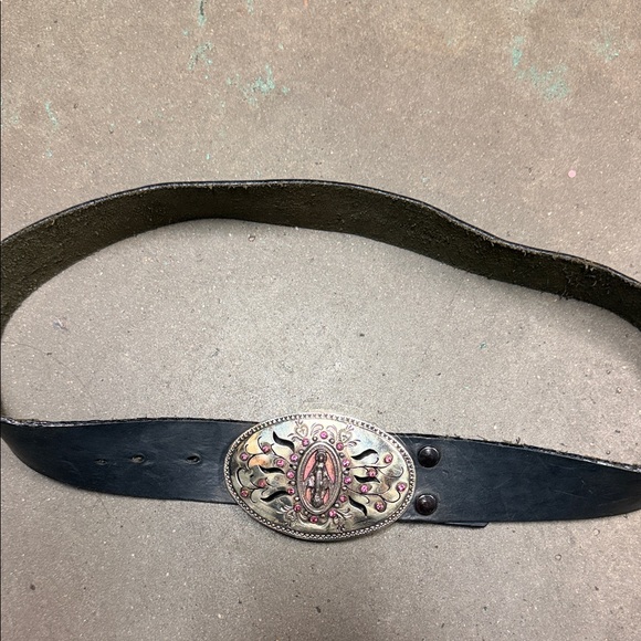 Virgins Saints and Angels  Silver and Pink Embellished Belt - Picture 4 of 4